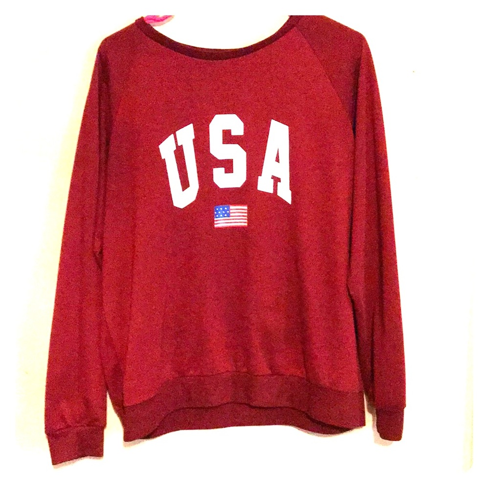 Maroon “Shein” sweater